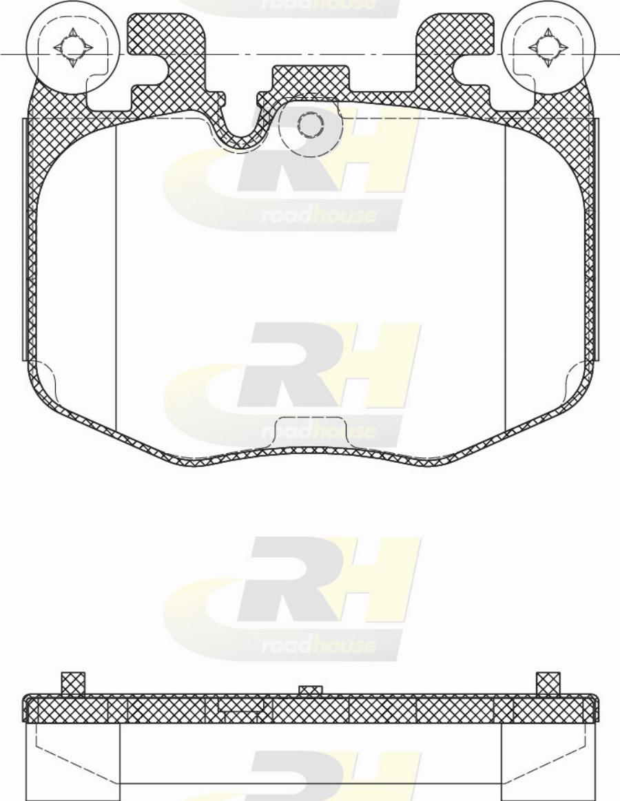 Roadhouse H22040.00 - Kit pastiglie freno, Freno a disco autozon.pro