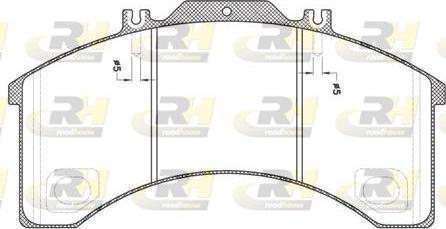 Roadhouse JSX 2498.00 - Kit pastiglie freno, Freno a disco autozon.pro