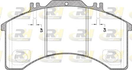 Roadhouse JSX 2497.00 - Kit pastiglie freno, Freno a disco autozon.pro