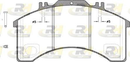 Roadhouse JSX 2497.30 - Kit pastiglie freno, Freno a disco autozon.pro