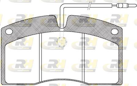 Roadhouse JSX 2505.40 - Kit pastiglie freno, Freno a disco autozon.pro