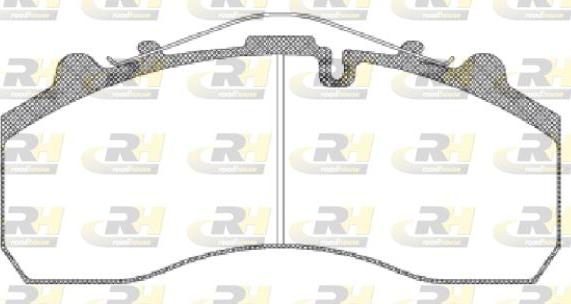 Roadhouse JSX 2637.00 - Kit pastiglie freno, Freno a disco autozon.pro