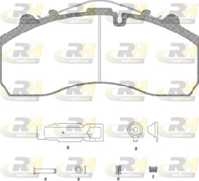 Roadhouse JSX 2637.20 - Kit pastiglie freno, Freno a disco autozon.pro