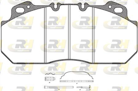 Roadhouse JSX 2622.30 - Kit pastiglie freno, Freno a disco autozon.pro