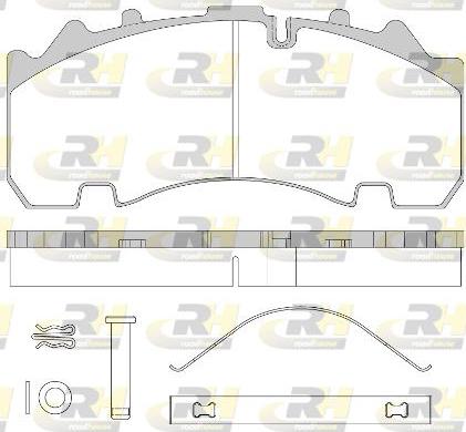 Roadhouse JSX 21554.80 - Kit pastiglie freno, Freno a disco autozon.pro