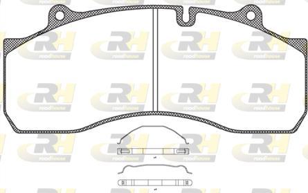 Roadhouse JSX 21073.00 - Kit pastiglie freno, Freno a disco autozon.pro