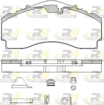 Roadhouse JSX 21704.80 - Kit pastiglie freno, Freno a disco autozon.pro