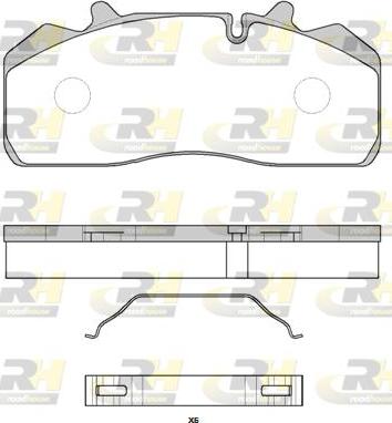 Roadhouse JSX 2894.00 - Kit pastiglie freno, Freno a disco autozon.pro