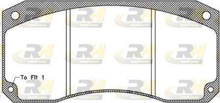 Roadhouse JSX 2346.40 - Kit pastiglie freno, Freno a disco autozon.pro