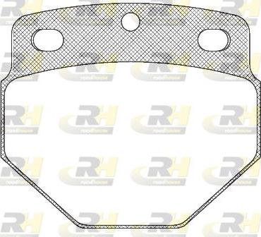 Roadhouse JSX 2327.00 - Kit pastiglie freno, Freno a disco autozon.pro