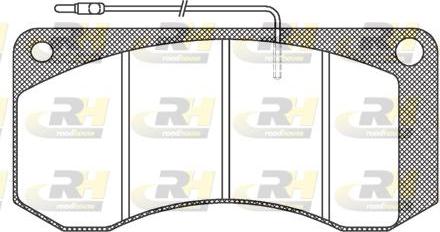 Roadhouse JSX 2258.40 - Kit pastiglie freno, Freno a disco autozon.pro