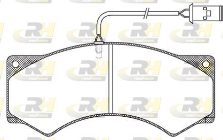 Roadhouse JSX 2277.41 - Kit pastiglie freno, Freno a disco autozon.pro