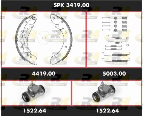 Roadhouse SPK 3419.00 - Kit ganasce freno autozon.pro