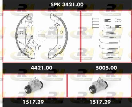 Roadhouse SPK 3421.00 - Kit ganasce freno autozon.pro