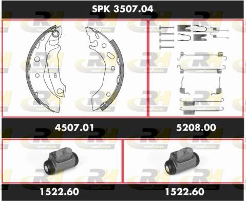 Roadhouse SPK 3507.04 - Kit ganasce freno autozon.pro