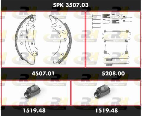 Roadhouse SPK 3507.03 - Kit ganasce freno autozon.pro