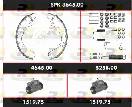 Roadhouse SPK 3645.00 - Kit ganasce freno autozon.pro