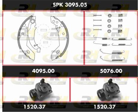 Roadhouse SPK 3095.05 - Kit ganasce freno autozon.pro