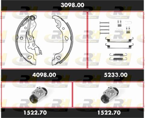 Roadhouse SPK3098.00 - Kit ganasce freno autozon.pro