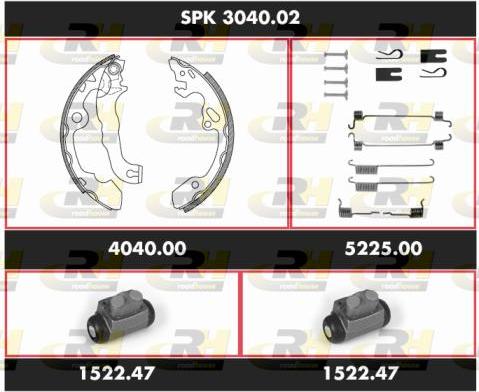 Roadhouse SPK 3040.02 - Kit ganasce freno autozon.pro