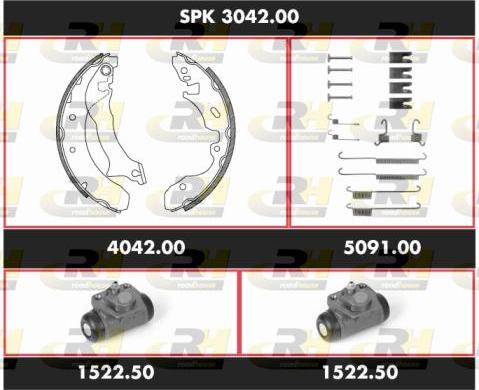 Roadhouse SPK 3042.00 - Kit ganasce freno autozon.pro