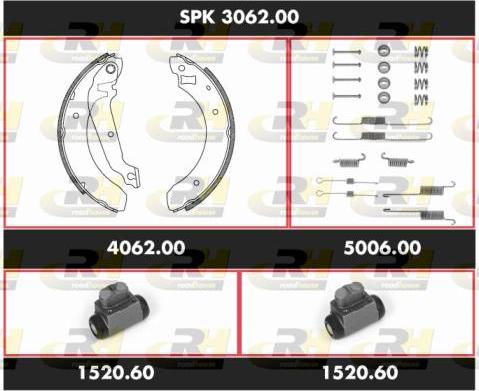 Roadhouse SPK 3062.00 - Kit ganasce freno autozon.pro