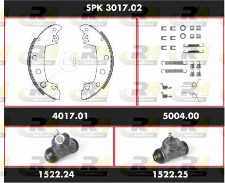 Roadhouse SPK 3017.02 - Kit ganasce freno autozon.pro