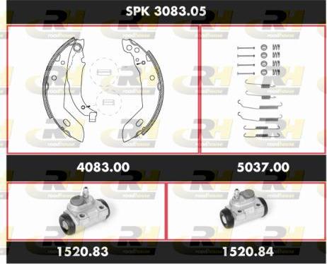 Roadhouse SPK 3083.05 - Kit ganasce freno autozon.pro