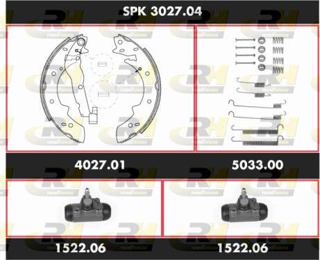 Roadhouse SPK 3027.04 - Kit ganasce freno autozon.pro