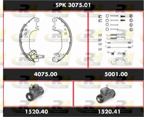 Roadhouse SPK 3075.01 - Kit ganasce freno autozon.pro