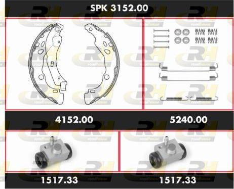 Roadhouse SPK 3152.00 - Kit ganasce freno autozon.pro