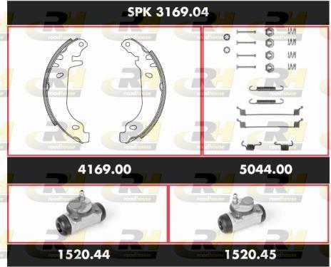 Roadhouse SPK 3169.04 - Kit ganasce freno autozon.pro