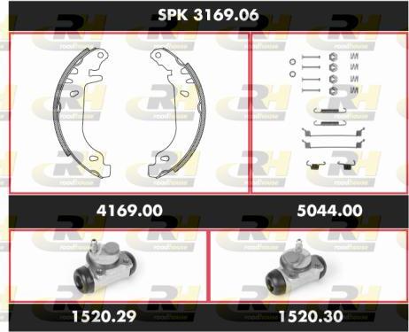 Roadhouse SPK 3169.06 - Kit ganasce freno autozon.pro