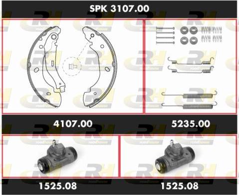 Roadhouse SPK 3107.00 - Kit ganasce freno autozon.pro