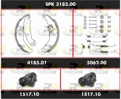 Roadhouse SPK 3185.00 - Kit ganasce freno autozon.pro