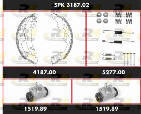 Roadhouse SPK 3187.02 - Kit ganasce freno autozon.pro