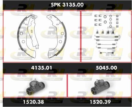 Roadhouse SPK 3135.00 - Kit ganasce freno autozon.pro