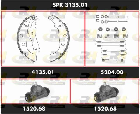 Roadhouse SPK 3135.01 - Kit ganasce freno autozon.pro