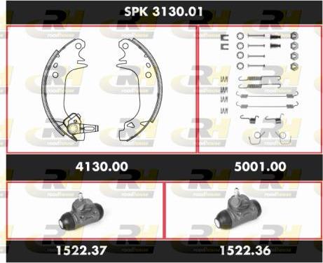 Roadhouse SPK 3130.01 - Kit ganasce freno autozon.pro