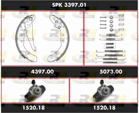 Roadhouse SPK 3397.01 - Kit ganasce freno autozon.pro