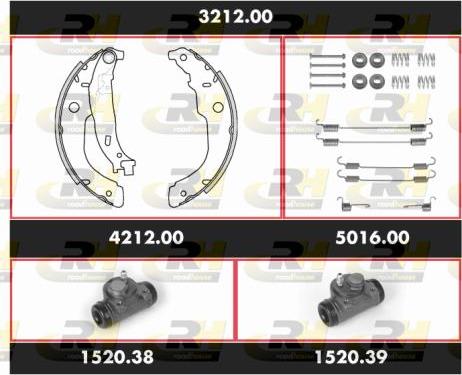 Roadhouse SPK 3212.00 - Kit ganasce freno autozon.pro