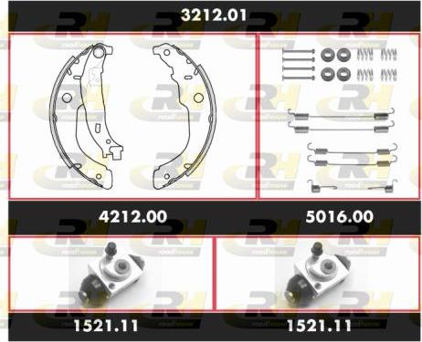 Roadhouse SPK 3212.01 - Kit ganasce freno autozon.pro