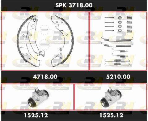 Roadhouse SPK 3718.00 - Kit ganasce freno autozon.pro