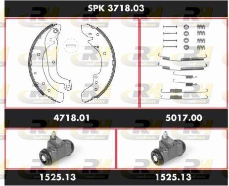 Roadhouse SPK 3718.03 - Kit ganasce freno autozon.pro