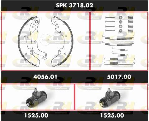 Roadhouse SPK 3718.02 - Kit ganasce freno autozon.pro