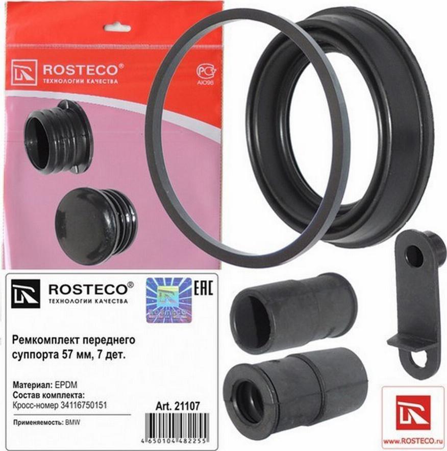 Rosteco 21107 - Kit riparazione, Pinza freno autozon.pro