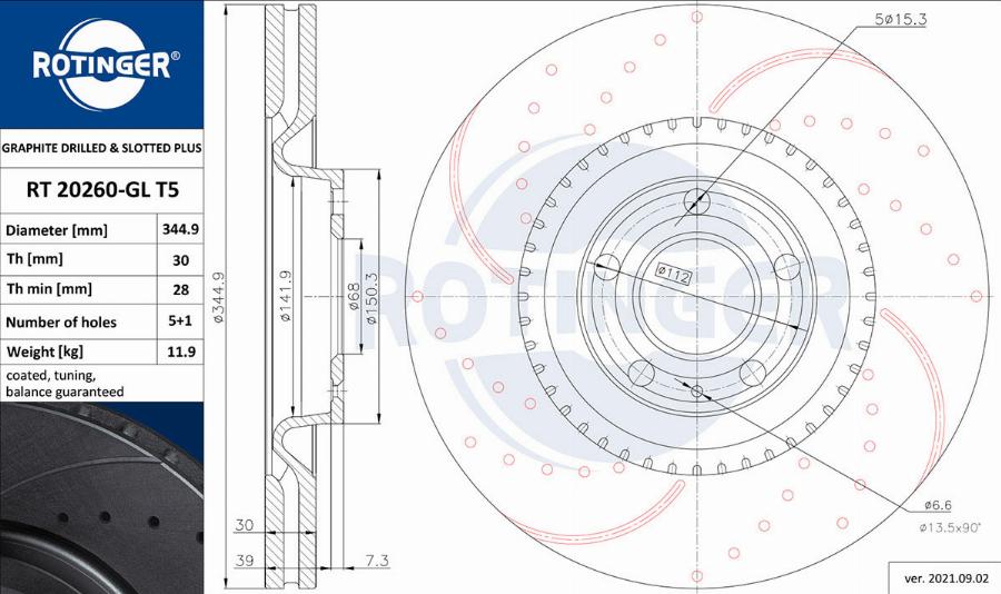 Rotinger RT 20260-GL T5 - Discofreno autozon.pro