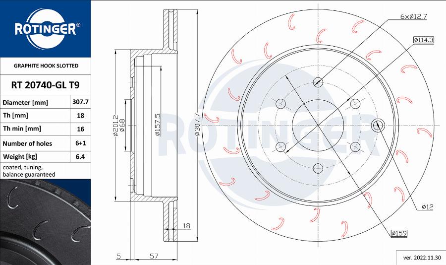 Rotinger RT 20740-GL T9 - Discofreno autozon.pro