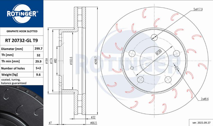 Rotinger RT 20732-GL T9 - Discofreno autozon.pro