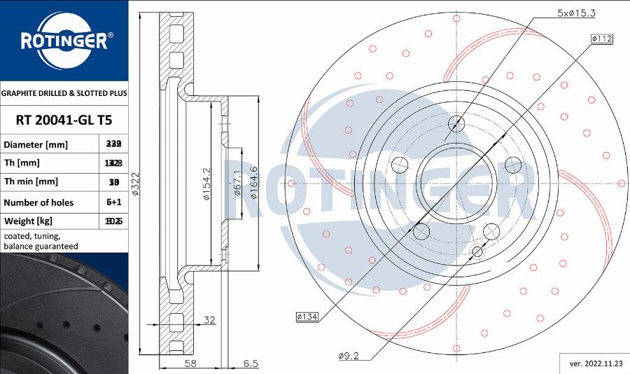 Rotinger RT 20720-GL T5 - Discofreno autozon.pro